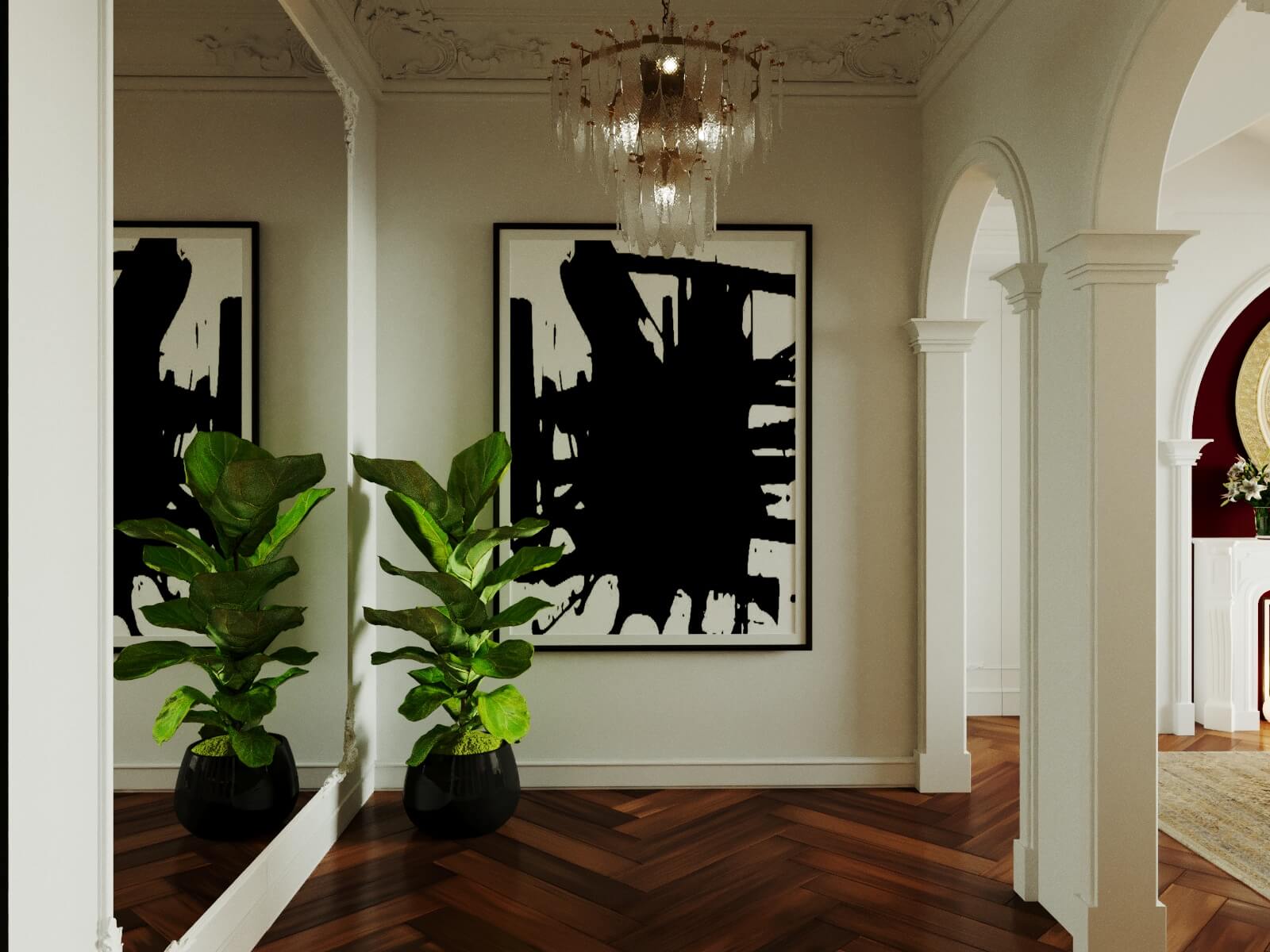 Дизайн спальни в частном доме. г. Тула 