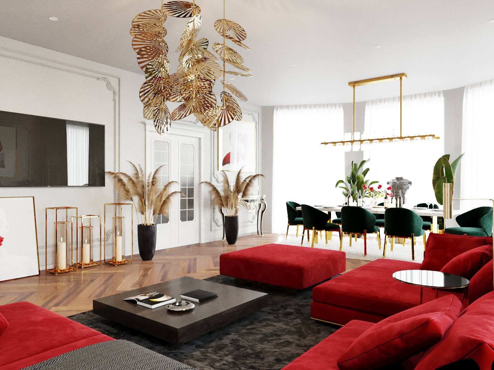 Дизайн гостиной в частных апартаментах. г. Тула.