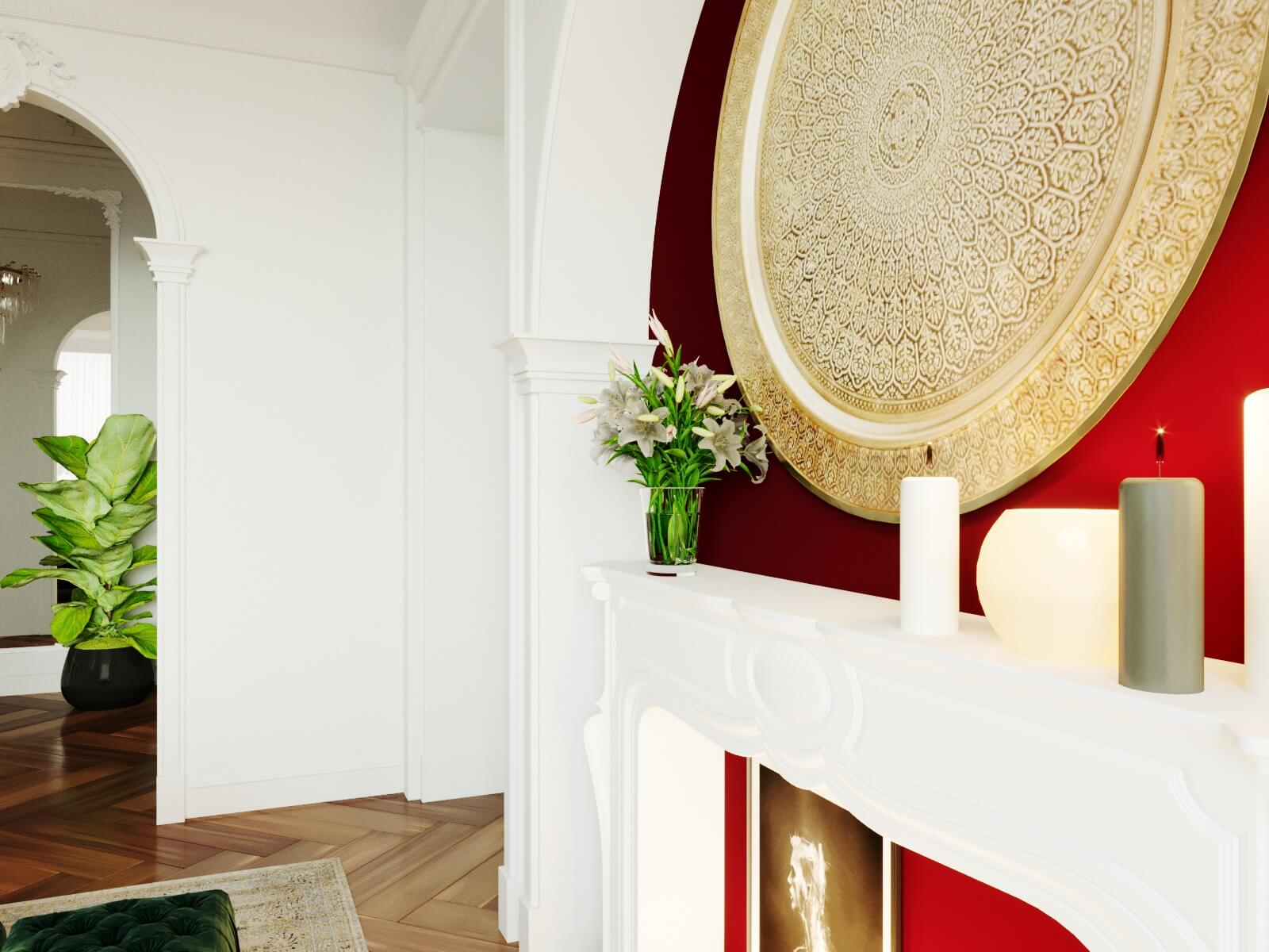 Дизайн спальни в частном доме. г. Тула 