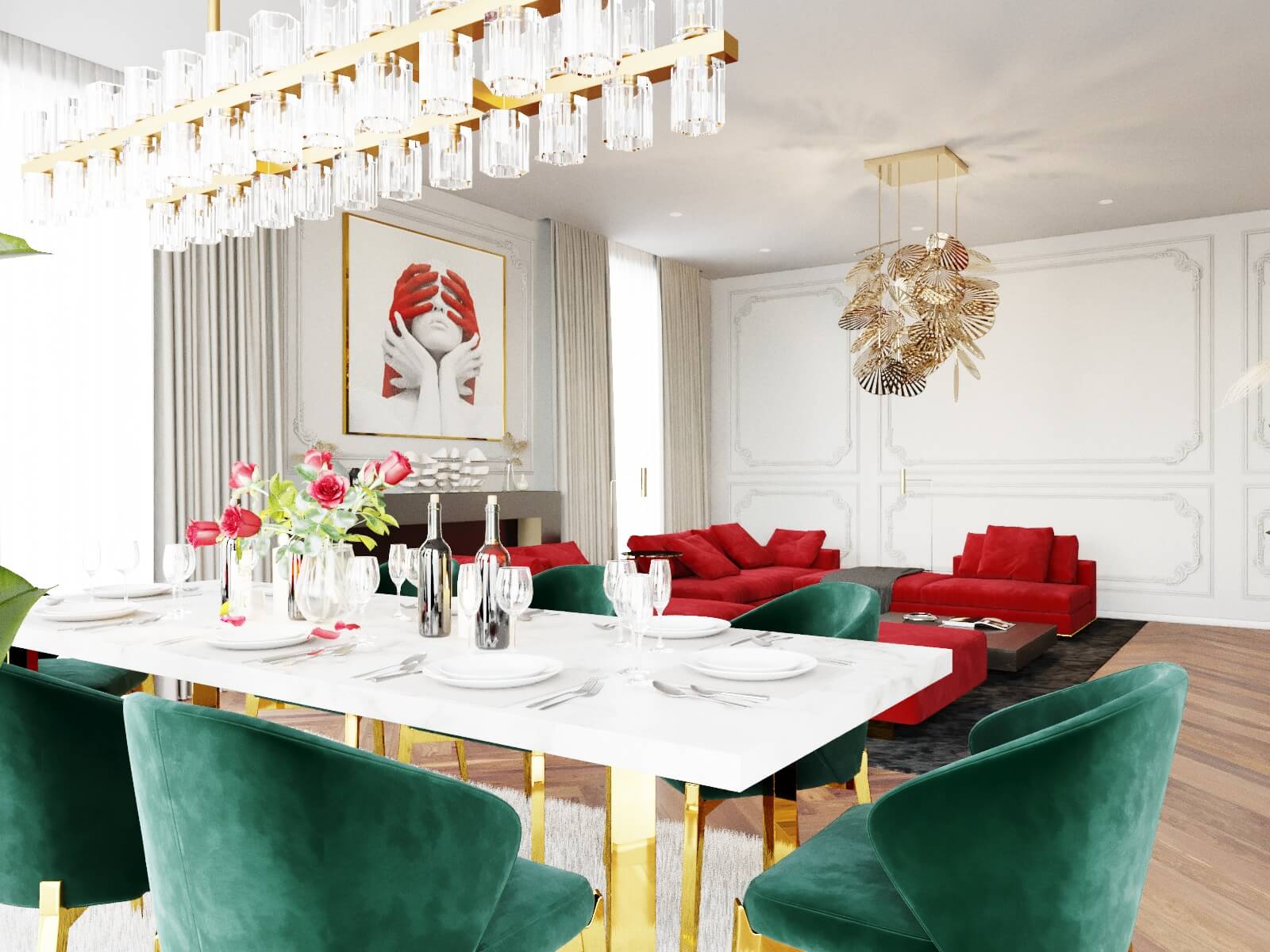 Дизайн гостиной в частных апартаментах. г. Тула.